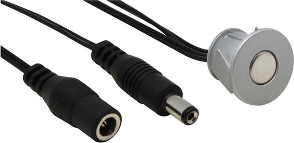 Perel Touch led-dimmer, ideaal voor eénkleurige led-strips, in-/uitschakelen door korte aanraking, dimmen door lange aanraking , enkel geschikt voor voeding van maximaal 30 W/12 V