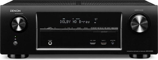 Denon AVR-X1000 - 5.1 AV-receiver - Zwart | bol.com