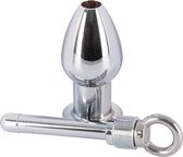 Metalen Anale Open Plug 173 gram met Schroefsluiting voor Enema Play - Cimejo®