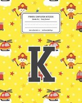 Primary Composition Notebook Grades K-2 Story Journal K
