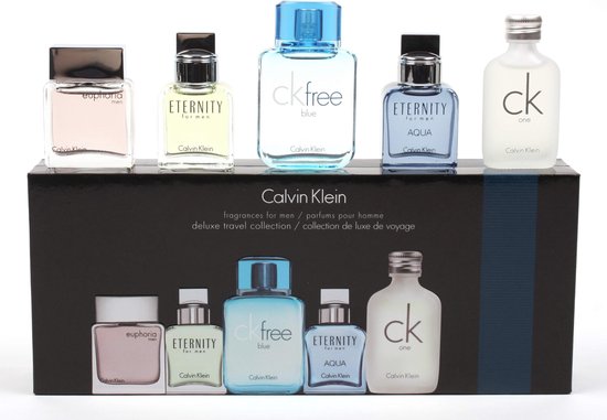 Calvin Klein Deluxe Cologne Miniaturenset for Men - 5 delig - Geschenkset |  bol.com