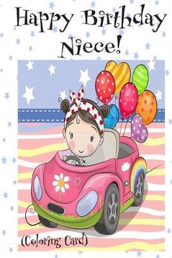 HAPPY BIRTHDAY NIECE! (Coloring Card), Florabella Publishing ...