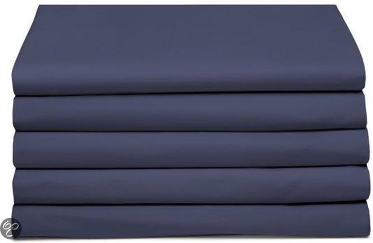 Damai - Laken - Katoen - 200x260 cm - Dark Blue