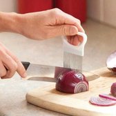 Uienkam Wit HulpmiddelMoeiteloos Uien / Groenten / Aardappels - Uiensnijder / Groentesnijder / Tomatensnijder