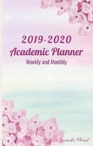 2019-2020 Academic Planner Weekly and Monthly Lavender Floral