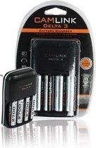 Camlink Batterijlader - plus 4 2700 mAh Batterijen