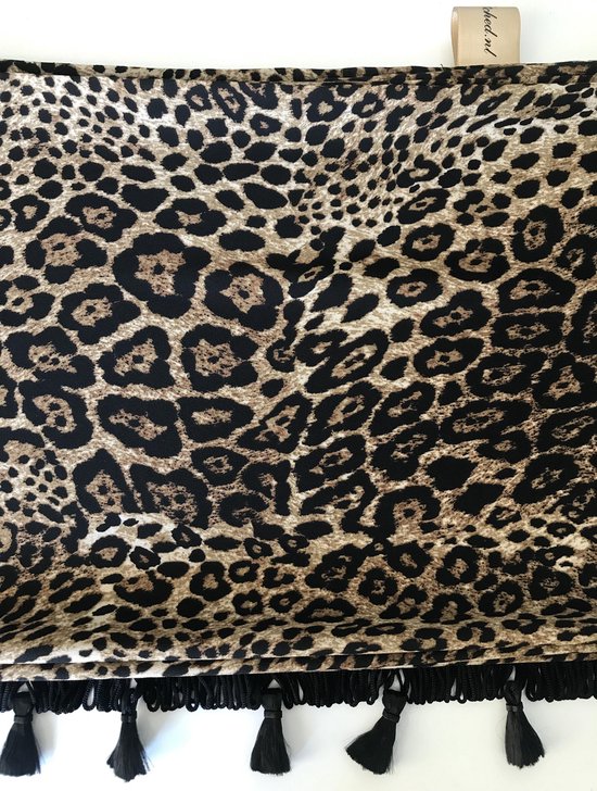 Panter print driehoek sjaal (leopard) - Be-Witched - Polyester - Zijde -  Bruin | bol.com