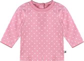 Ducky Beau - Baby Longsleeve Little Flower - Roze - Maat 86