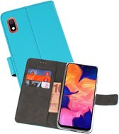 Booktype Telefoonhoesjes - Bookcase Hoesje - Wallet Case -  Geschikt voor Samsung Galaxy A10 - Blauw