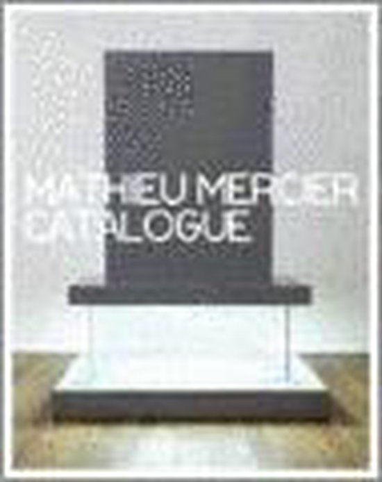 Mathieu Mercier - cover