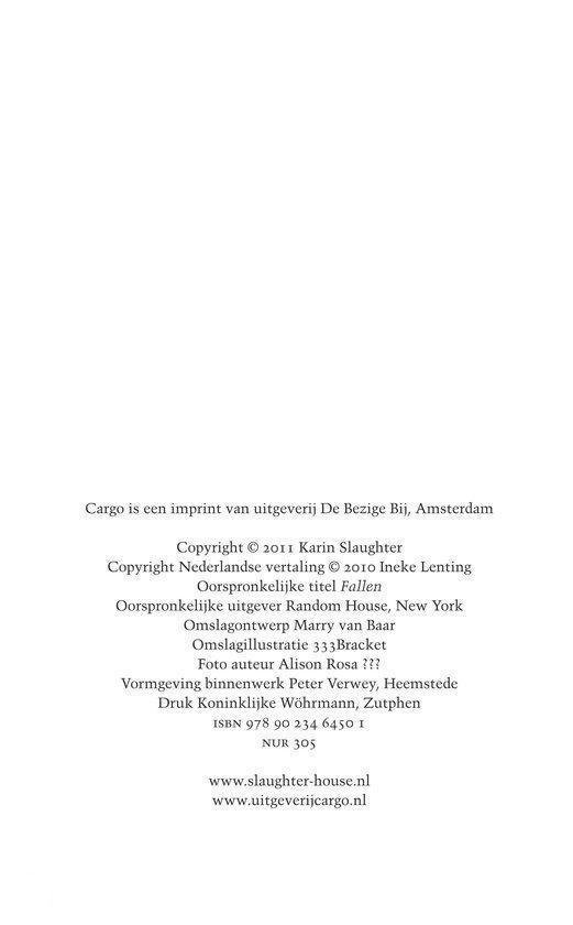 Colofonpagina met uitgeverijgegevens, copyright en ISBN-nummer.