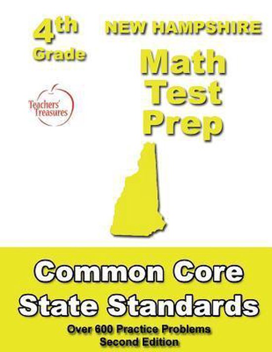 New Hampshire 4th Grade Math Test Prep - cover
