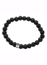 gooix Armband mit Perlen aus Lava Stein 414-05949