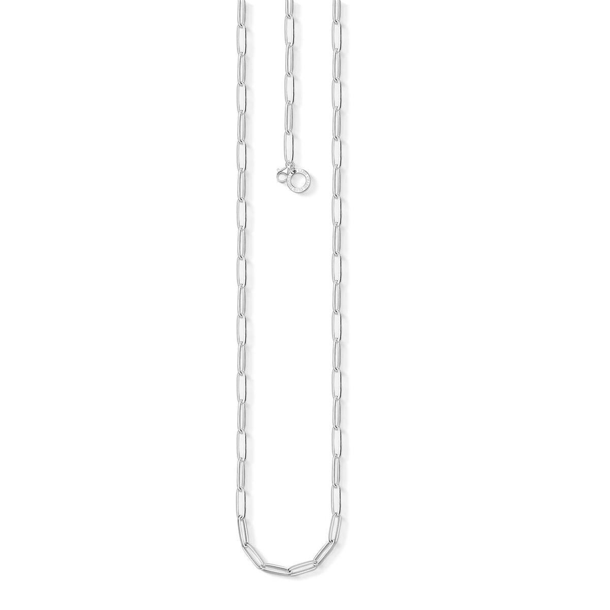 Thomas Sabo Collana Donna In Argento Sterling 925 - Charm Club - Catena Regolabile 38-45 Cm - X0278-001-21-L38v