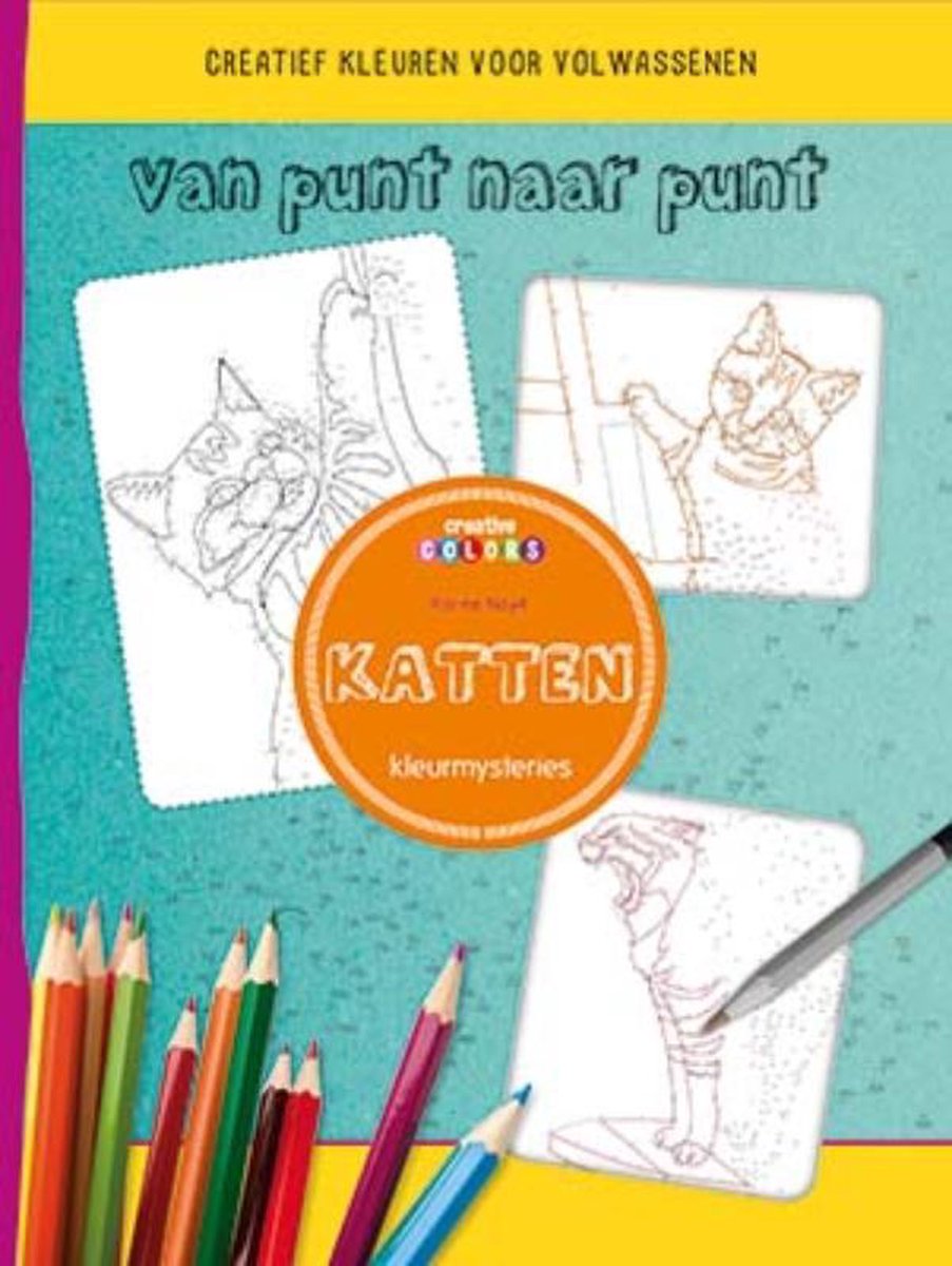 Creative colors - Katten, van punt naar punt | bol.com