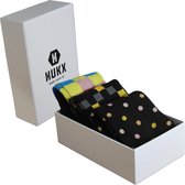 HUKX Naadloze Sokken Multipack Giftbox 'Touch of Yellow' 3 paar Heren Sokken Maat 41-46