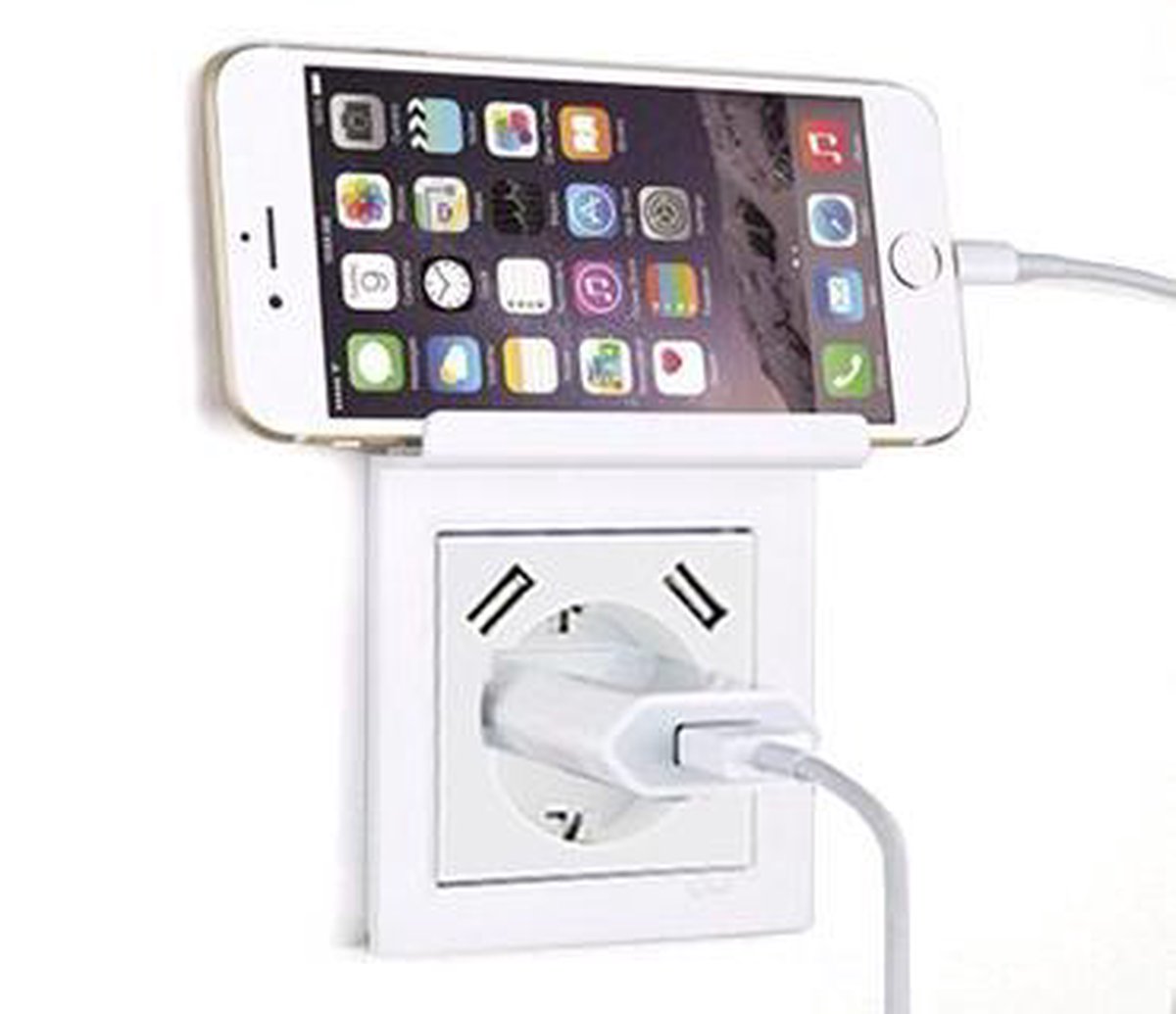 2 Stuks USB-Stopcontact, Sasudose Schuko Inbouw Stopcontact met USB en