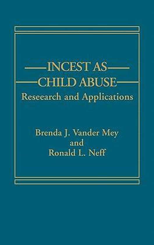 Incest as Child Abuse - cover