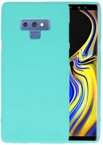 BackCover Hoesje Color Telefoonhoesje voor Samsung Galaxy Note 9 - Turquoise