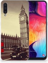 Geschikt voor Samsung Galaxy A50 TPU Hoesje Design Londen