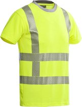 Santino t-shirt Vegas - fluor yellow - 200171 - maat XL