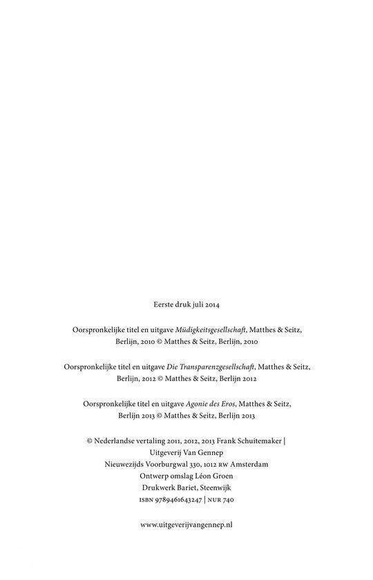 De vermoeide samenleving