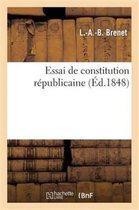 Sciences Sociales- Essai de Constitution Républicaine