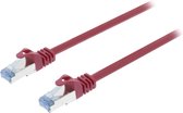 CAT6a S/FTP Netwerkkabel RJ45 (8/8) Male - RJ45 (8/8) Male 1.00 m Rood