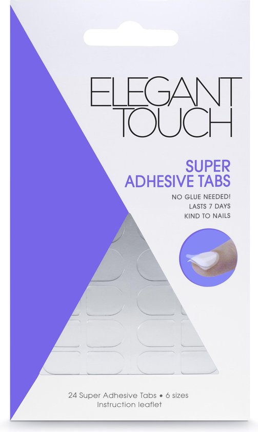 Adhesives Elegant Touch Super Adhesive False nails (24 pcs)