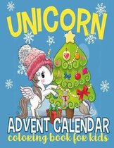 Unicorn Advent Calendar Coloring Book for Kids