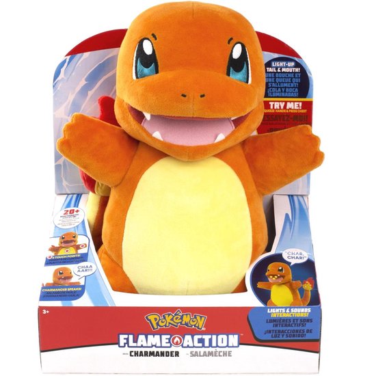 Humoristisch van nu af aan Het koud krijgen Pokemon - Flame Action Charmander (97770) | bol.com