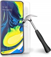 9H Tempered Glass - Geschikt voor Samsung Galaxy A80 Screen Protector - Transparant