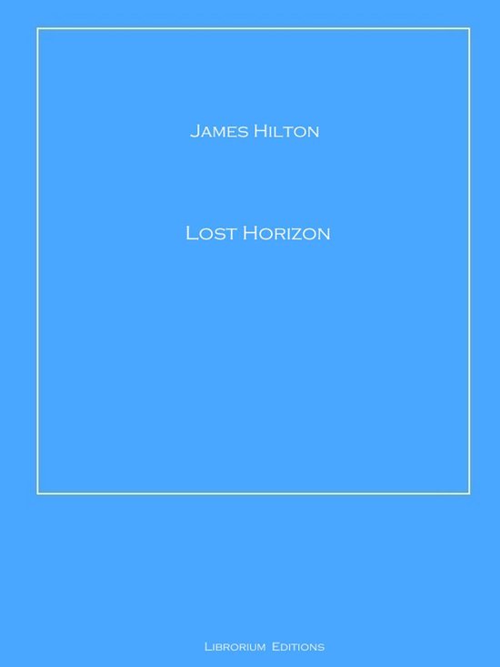 Lost Horizon - cover