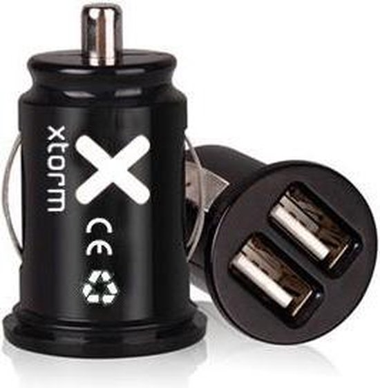 desinfecteren lijst Etna Xtorm Dual USB Power Carplug - 3,1 ampère | bol.com