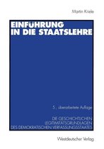 Einfuhrung in Die Staatslehre