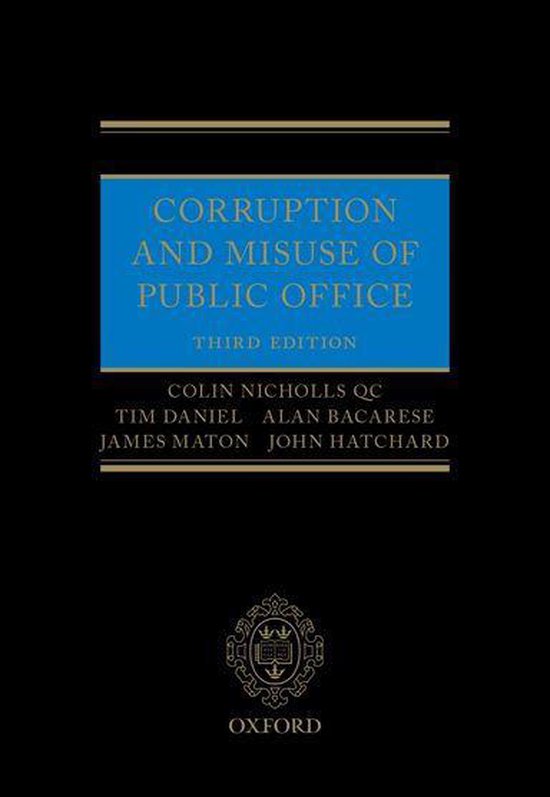 Corruption and Misuse of Public Office - cover