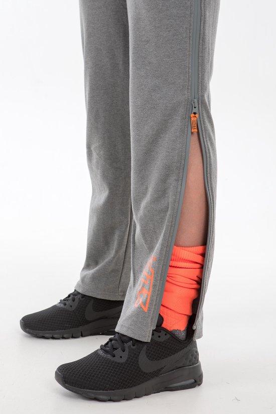 2ZiP Joggingbroek met lange ritsen - Unisex - Grijs - Maat 146-152 | bol.com