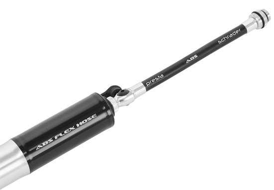 Lezyne Alloy Drive - Mountainbike handpomp - ABS Flex Hose met Valve Core Tool - Small - Zwart/Zilver van Lezyne — afbeelding 4