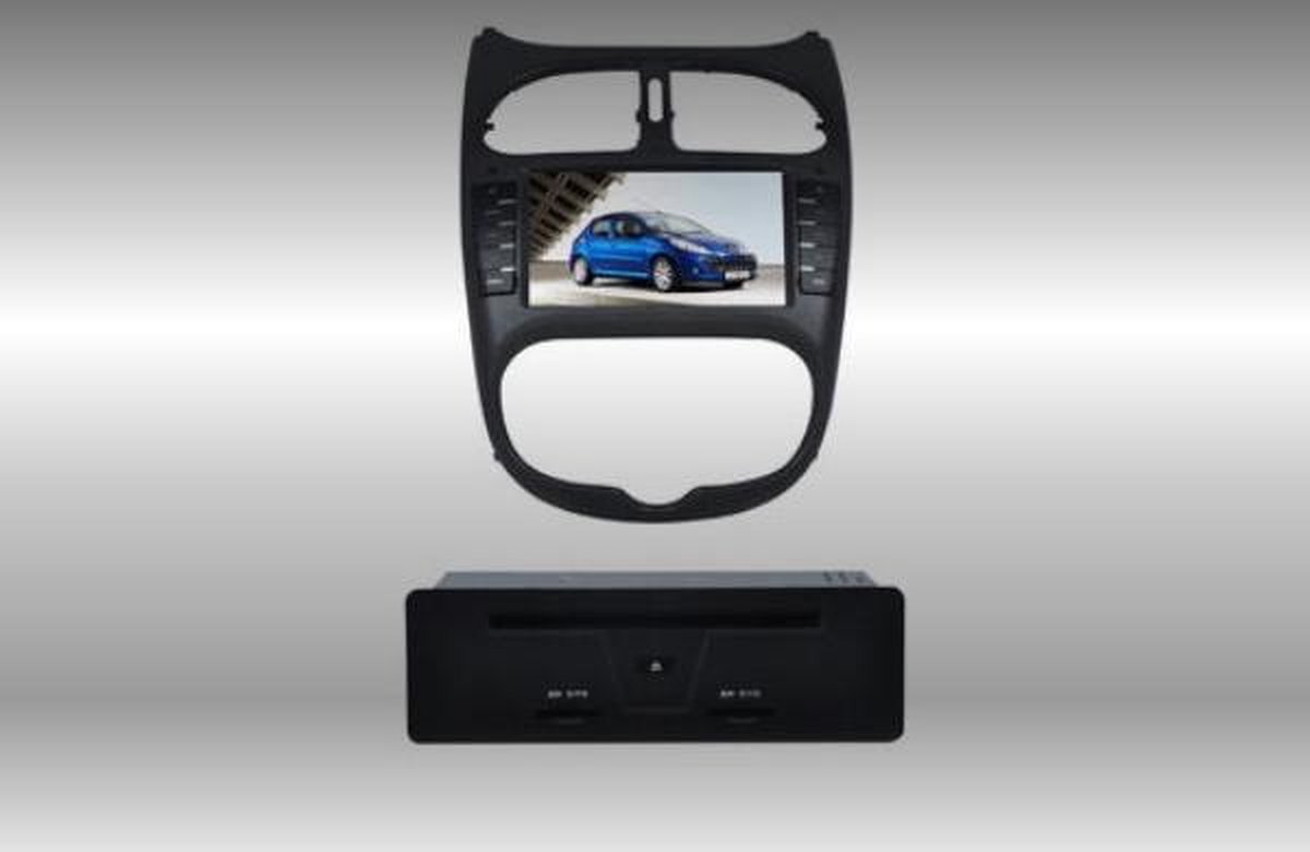 Audiovolt Autoradio 2-din navigatie Peugeot 206 2010 | bol.com