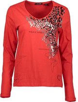 Blue Seven dames shirt rood LM - maat 44