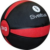 Sveltus Medicine ball 3 Kg Zwart/ rouge