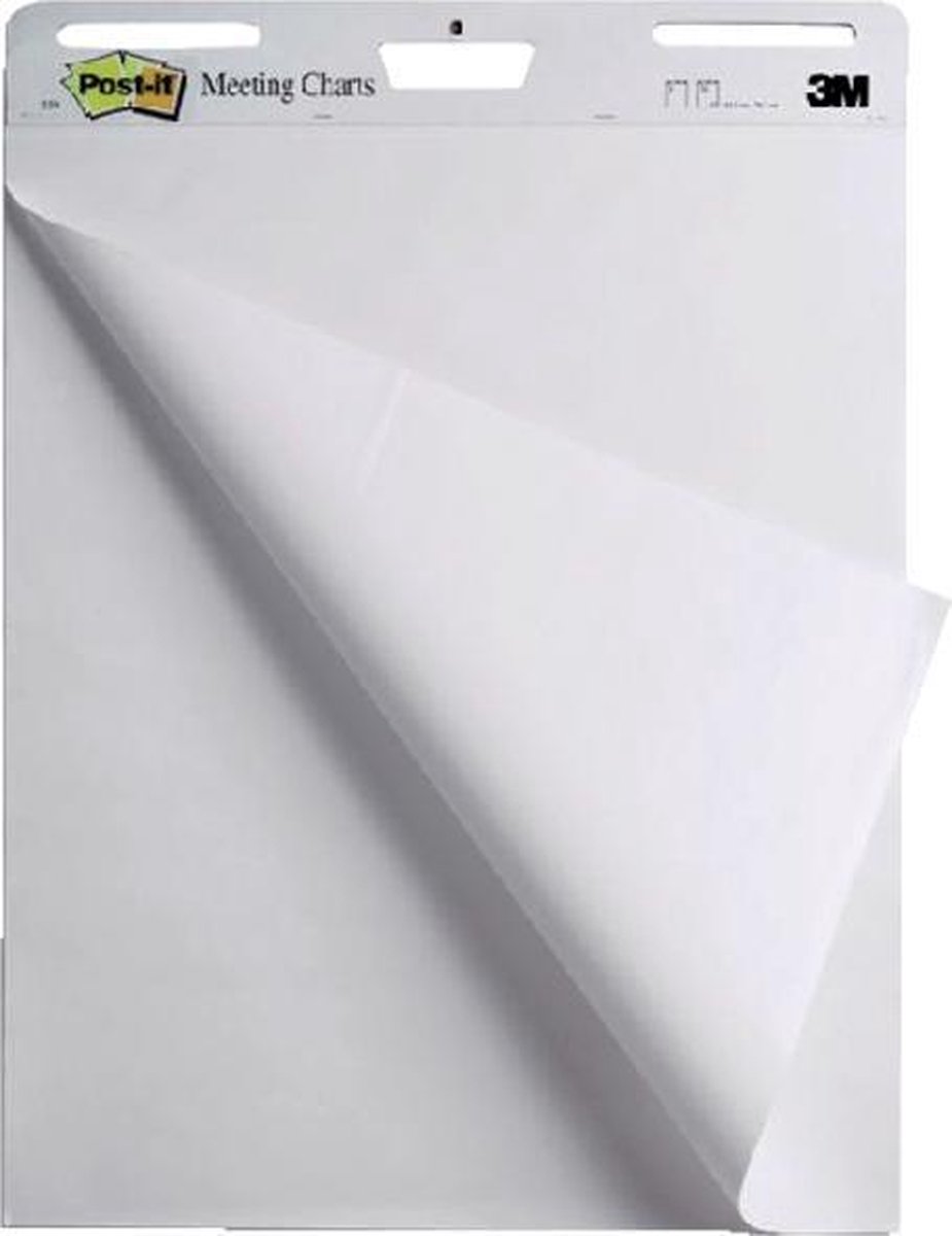 Meeting chart 3m post-it 559 635x762mm blanco