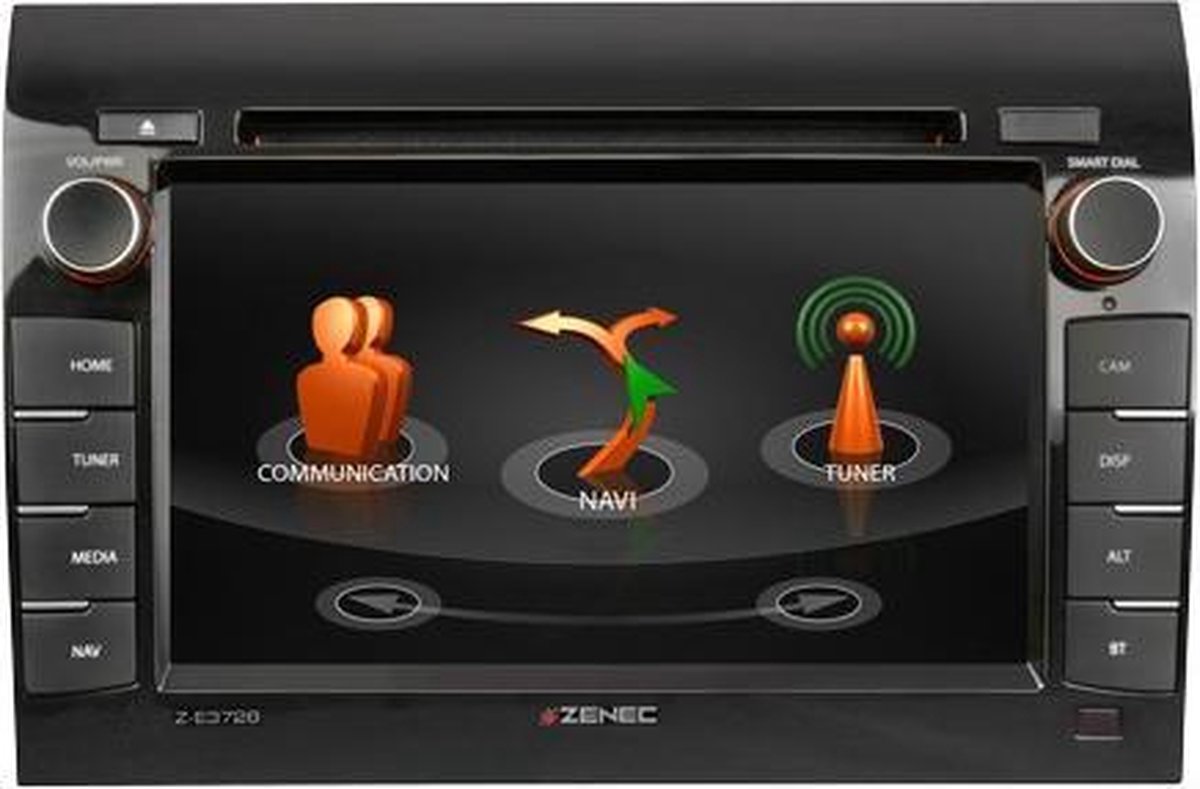 Zenec Navigatie: Zenec Z-N720 Universele navigatie Alfa, Citroen, Fiat