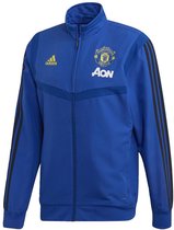 adidas Manchester United Trainingsjack 2019/2020 Heren - Blauw - Maat M