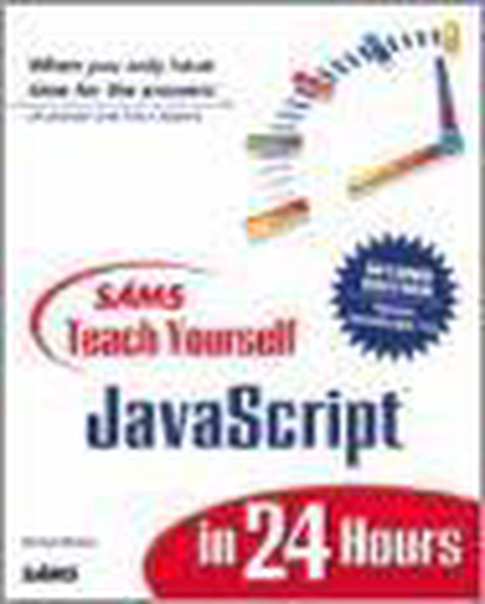 Omslag van Sams Teach Yourself JavaScript in 24 Hours