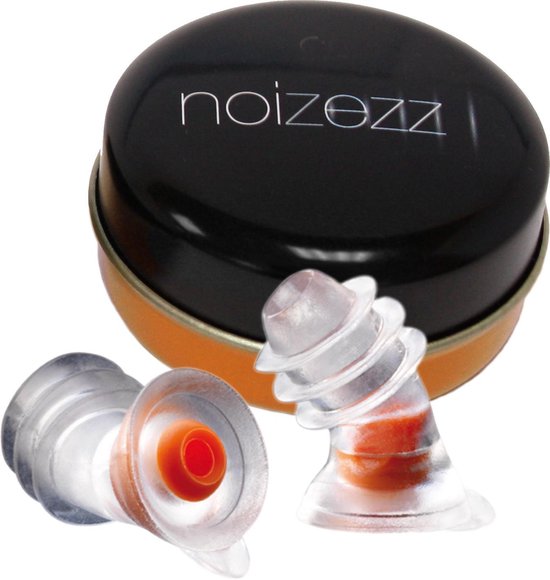 Noizezz - Orange Strong - Gehoorbescherming met demping tot 30 dB - Oranje - Oordoppen - 4 paar - Noizezz
