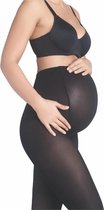 Penti 40 Denier Zwangerschap Panty - ZWART - Maat XL