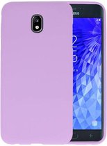 BackCover Hoesje Color Telefoonhoesje voor Samsung Galaxy J7 2018 - Paars