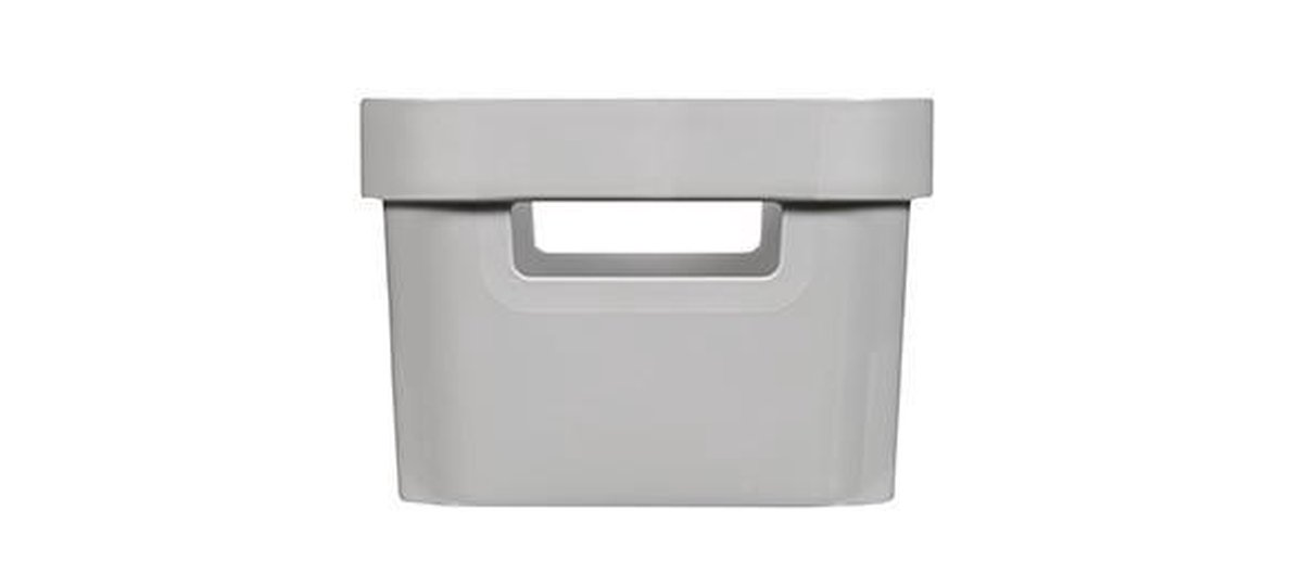 Infinity - Opbergbox - 4.5L - Grijs - 26x18xh12cm (1 stuk)