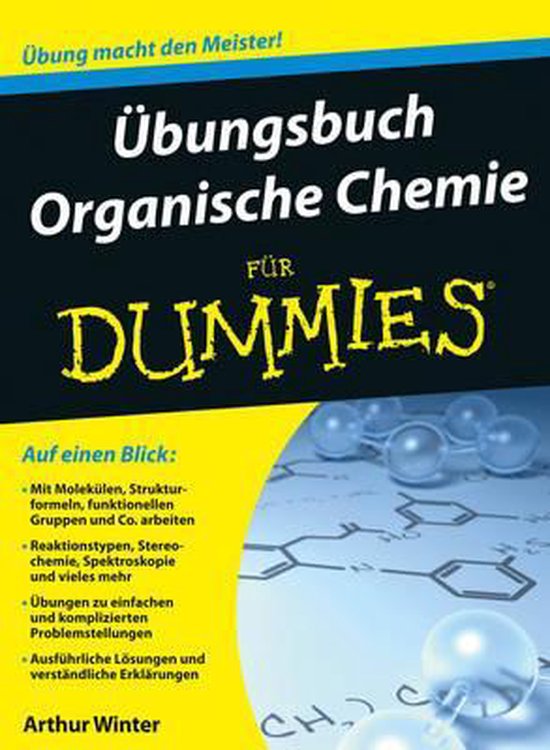 UEbungsbuch Organische Chemie fur Dummies - cover